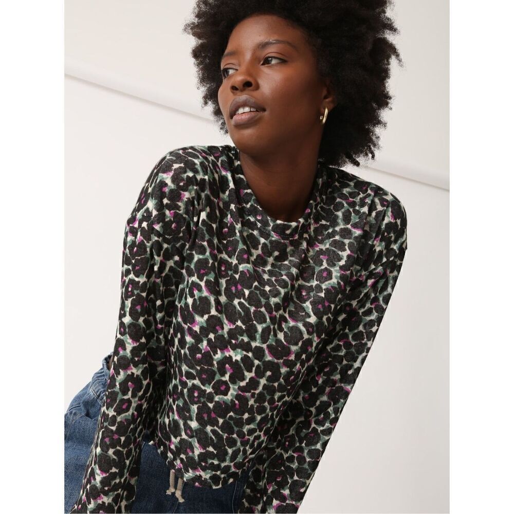New Electric & Rose Lane Tee Electric Leopard Long Sleeve Shirt